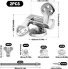 Wc Sitz Scharniere Ersatzteile, Befestigungs-Set für Produktbild-Vorschau 6