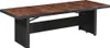 vidaXL Gartentisch 240x90x74 cm Poly Rattan und Massivholz Produktbild-Vorschau 4