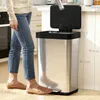 HOMCOM Cestino da cucina da 60 litri con pedale e coperchio Anteprima dell’immagine prodotto 9