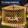 3X2m 200 LED Lichterkette Lichternetz Gelb Lichtervorhang 8 Produktbild-Vorschau 2