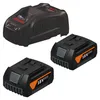 Fein Starter Set 2x GBA 18 V 4.0 Ah AS Akkupack + GAL 1880 Produktbild-Vorschau 1