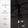 FCH Sonnenschirm 266cm mit Solar-LED-Beleuchtung,9ft Produktbild-Vorschau 5