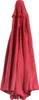 A red umbrella cover, folded and hanging. Produktbild-Vorschau