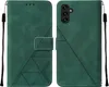 Hülle für Samsung Galaxy A54 5G Prägung Flip Leder Produktbild-Vorschau 1