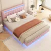 140x200 cm Flachbett mit LED-Ambientelicht, Fernbedienung, Produktbild-Vorschau 9