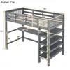 Merax Etagenbett Hochbett 90x200 cm, Kinderbett mit Produktbild-Vorschau 6