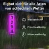 Solar Hausnummer beleuchtet Außen – Acryl Adressschild mit Produktbild-Vorschau 7