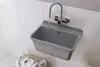 Granitan - Výlevka - Drez 61x41 cm - Drez sivý - s batériou Náhľad obrázku produktu 6