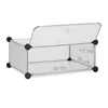 Scaffale per scarpe Relaxdays a 10 ripiani, grande mobile Anteprima dell’immagine prodotto 5