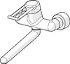 Hansa Medipro Wand-WT-Mischer mit Objektbügelhebel A311mm, Produktbild-Vorschau 4