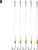 5Pcs Anti-Bite Edelstahl Draht Leader Angelgeräte Haken Produktbild-Vorschau 1