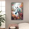MuchoWow® - Leinwandbilder - Pferd - Natur - Blumen - Tiere Produktbild-Vorschau 2