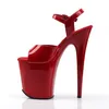 FLAMINGO-809 Damen Sandale von Pleaser, Rot Rot , EU 38, US Produktbild-Vorschau 3