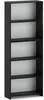 MRBLS Bibliothèque noire 70x189x30 cm - Étagère sur pied Voir les images du produit 7
