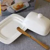 Wilmax Butterdose 19 × 12,5 × 8,5 cm Weiß aus Porzellan Produktbild-Vorschau 18