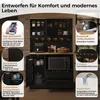 Armoire de cuisine Flieks avec éclairage LED, prises Voir les images du produit 10