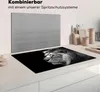 KitchenYeah© Herdabdeckplatte Löwe vor schwarzem Produktbild-Vorschau 3