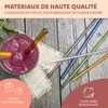 bremermann 6 pailles en verre, longueur 20 cm, Voir les images du produit 5