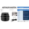 ARTHUR MARTIN Set von 3 Pfannen 16/18 / 20cm alle Hitze Produktbild-Vorschau 2