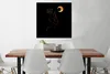 MuchoWow® Poster Frau - Mond - Schwarz und Gold - Produktbild-Vorschau 2