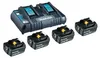 Makita 199483-0, Batterie- & Ladegerät-Set, Lithium-Ion Produktbild-Vorschau 1