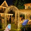 SALCAR Eisregen Lichterkette Solar Außen, 7,8M 240er LED Produktbild-Vorschau 2