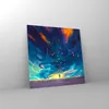Bilder auf glas - Abstraktion Ballon - 70x70cm - Glasbilder Produktbild-Vorschau 4