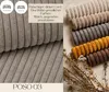 GUTTO Schlafsofa CORDA BEIGE aus Kordstoff mit Produktbild-Vorschau 10