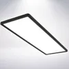 A rectangular LED panel light with a black frame, shown from a slightly angled perspective against a light gray and white background. Anteprima dell’immagine prodotto