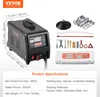 A product image showing a welding machine and its accessories, with dimensions and product specifications listed. Produktbild-Vorschau