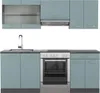 Küchenzeile Vicco R-Line Blau-Grau/Anthrazit 200 cm , AP Produktbild-Vorschau 1