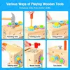 ASKSA Werkzeugkoffer Kinder Spielzeug, Montessori Produktbild-Vorschau 4