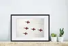 MuchoWow® Gerahmtes Poster Fünf Jets im Flug 60x40 cm - Produktbild-Vorschau 4