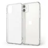 A clear phone case is shown next to an iPhone 11. Anteprima dell’immagine prodotto