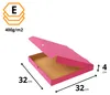 KAPAK Pizzakarton Rosa 32x32x4 cm für Gastronomie Produktbild-Vorschau 2