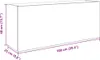 Bad-Wandschrank Artisan-Eiche 100x25x40 cm Holzwerkstoff Produktbild-Vorschau 11