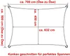 Woltu GZS1188gr9, Grau, Polyester, Einfarbig, 6,62 kg Produktbild-Vorschau 2