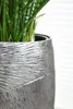 Vase de sol VIVANNO en fibre de verre ROYAL rond, argent Voir les images du produit 6