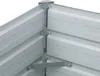 Letto da giardino rialzato Acciaio zincato 320×40×45 cm Anteprima dell’immagine prodotto 10