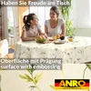 Tischdecke Relax Canada Creme Oval 180x140cm Schnittkante Produktbild-Vorschau 6