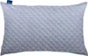 A light gray quilted pillowcase on a white background. Podgląd zdjęcia produktu