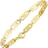 5mm Armband Goldarmband Plattenkette aus 585 Gold Gelbgold, Produktbild-Vorschau 1