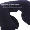 com-four® 2x Opblaasbaar neksteunkussen - handig Productafbeelding-voorbeeld 4