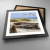 Gerahmtes Poster - Schwarzer Rahmen - Strand Möwen £ódŸ - Produktbild-Vorschau 3