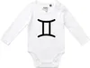 Huuraa Baby Body Zwillinge Sternzeichen Zeichen 74 White  Produktbild-Vorschau 1