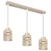 MasterLED Pendelleuchte Elen E27 3-flammig Beige-Gold Produktbild-Vorschau 3