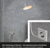Bettleuchte Leselampe Wandlampe flexibel 1xE27 10W silber Produktbild-Vorschau 4