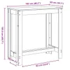 vidaXL Bartisch Grau Sonoma 102x50x103,5 cm Holzwerkstoff Produktbild-Vorschau 7