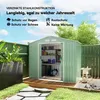 Outsunny – domček na náradie so základmi, prístrešok na Náhľad obrázku produktu 4
