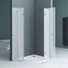 doporro Cabine de Douche Opaque Quart de Cercle Voir les images du produit 5
